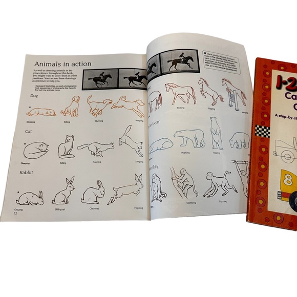 Learn to Draw Cars Trucks & Animals Kids Children’s Art Books Set of 2 Rainy Day - Picture 8 of 10